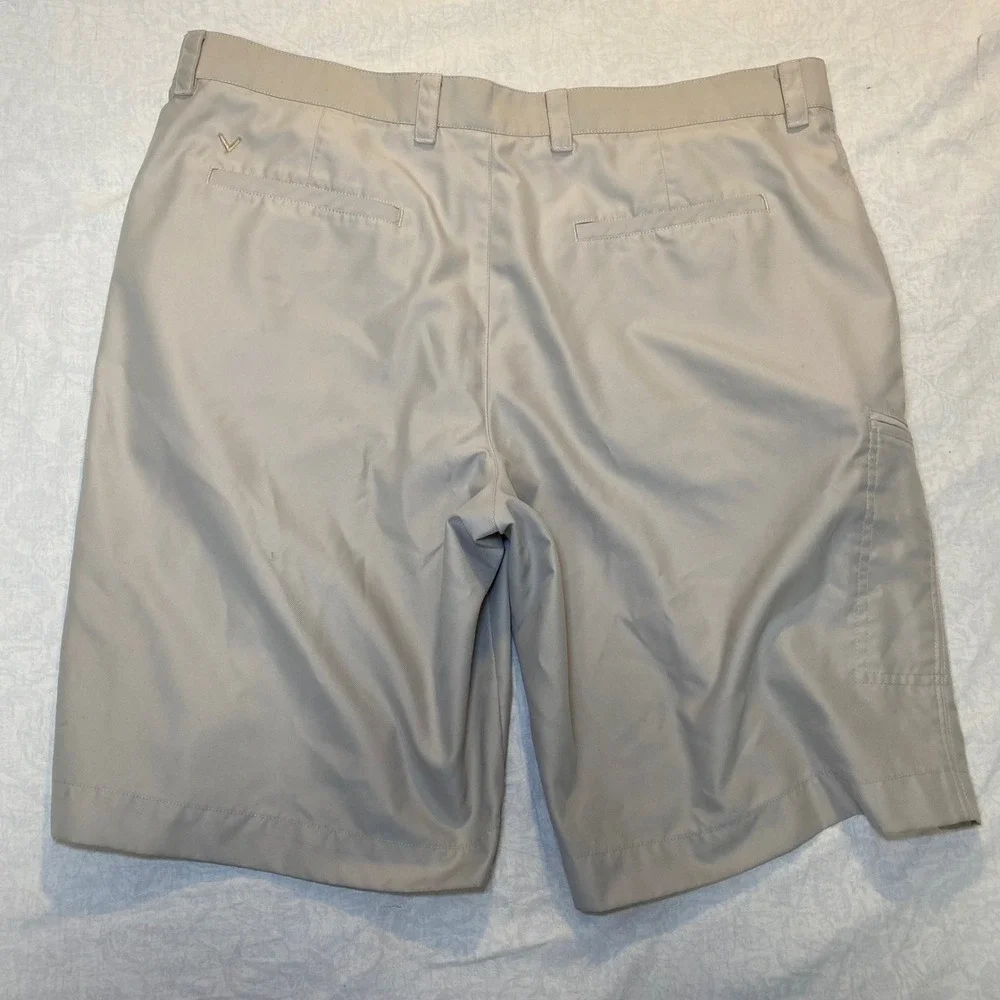 Callaway Golf Shorts Lot 3 Mens‎ Size 38 Performance Opti-Vent Black Gray Beige